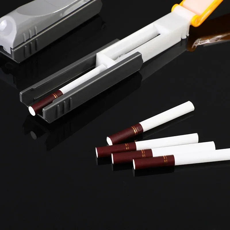 Manual Tobacco Roller Single Tube Cigarette Rolling Machine Portable Hand Roll Cigarette Maker Smoking Accessories