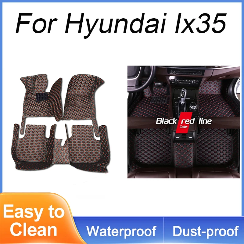 

Custom 3D Car Floor Mats for Hyundai Ix35 2018-2023 Elantra 2018-2023 Veloster 2011-2020 Interior Accessories Artificial Leather