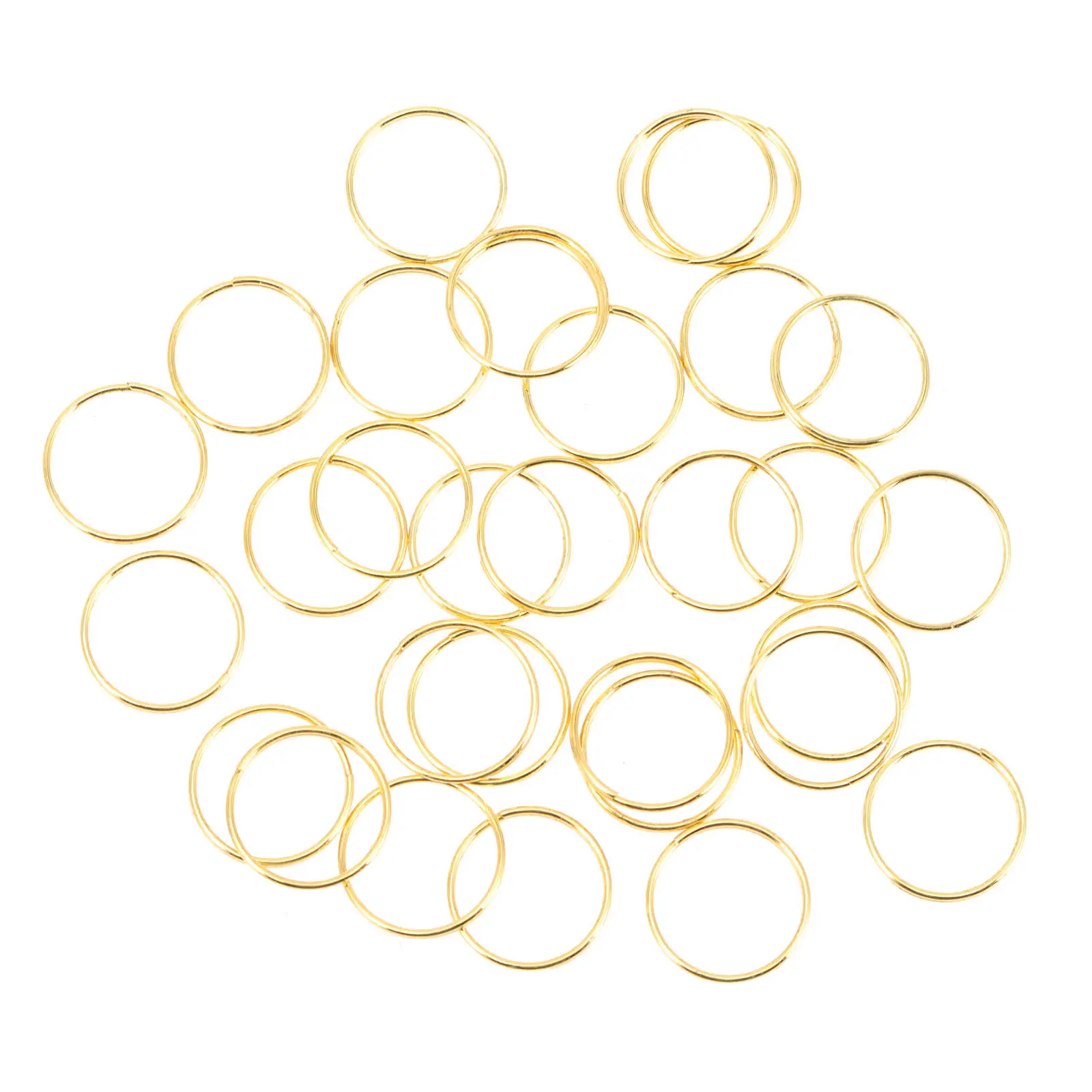 300Pcs Premium Stainless Steel Chandelier Split Rings Crystal Drop Connecting Ring for Sun Catcher Crystal Bead String Lamp