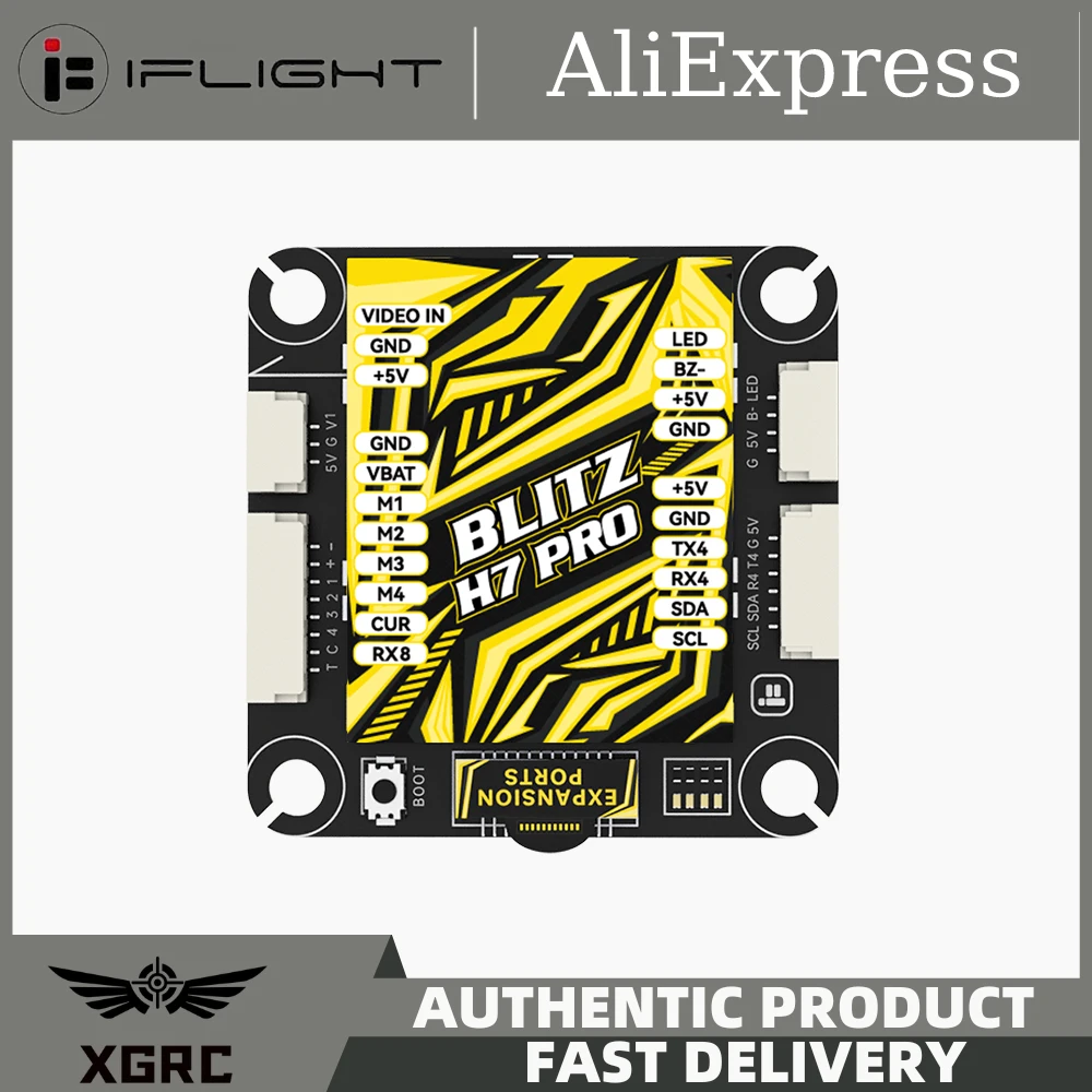 iFlight BLITZ H7 Pro Combo Set with BLITZ E80 Pro 4-IN-1 ESC (With CNC Alum Cover or Without CNC Alum Cover) for FPV Parts