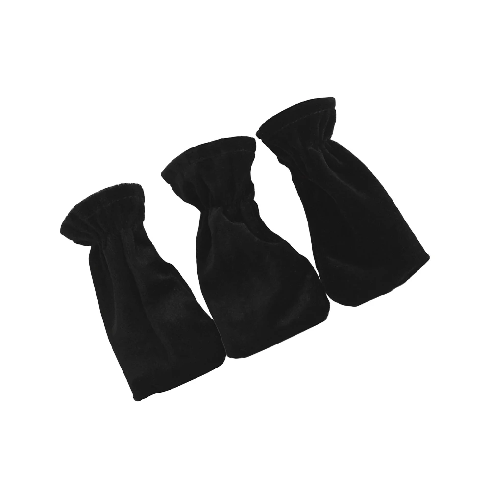 

3pcs Piano Pedal Cover Bezel Cases Foot Pedals Triangle Black Protector Grand Soft Durable Anti Slip Elastic Band Reusable