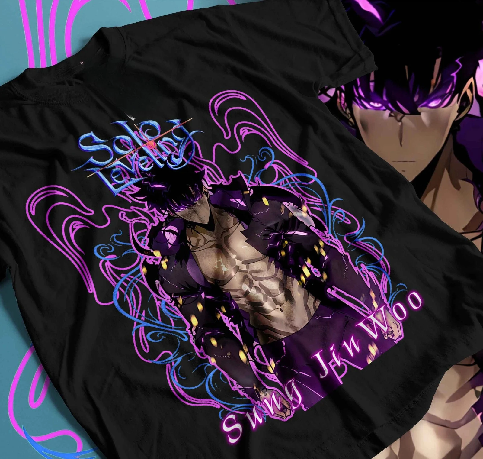 

Solo Leveling T-Shirt Sung Jinwoo Liu Zhigang Anime Jonas Reiji Shirt Gift 129 T-Shirt Limited Edition Collection