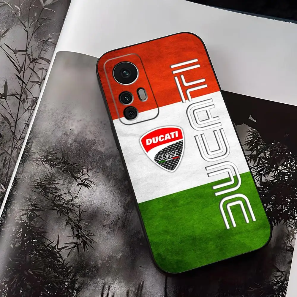 Handyhülle für Xiaomi Redmi Note 13 14 10 12 Pro POCO X5 F4 F5 Pro 12 13 11T Lite Ultra Fundas Cover Motorräder D-Ducaties