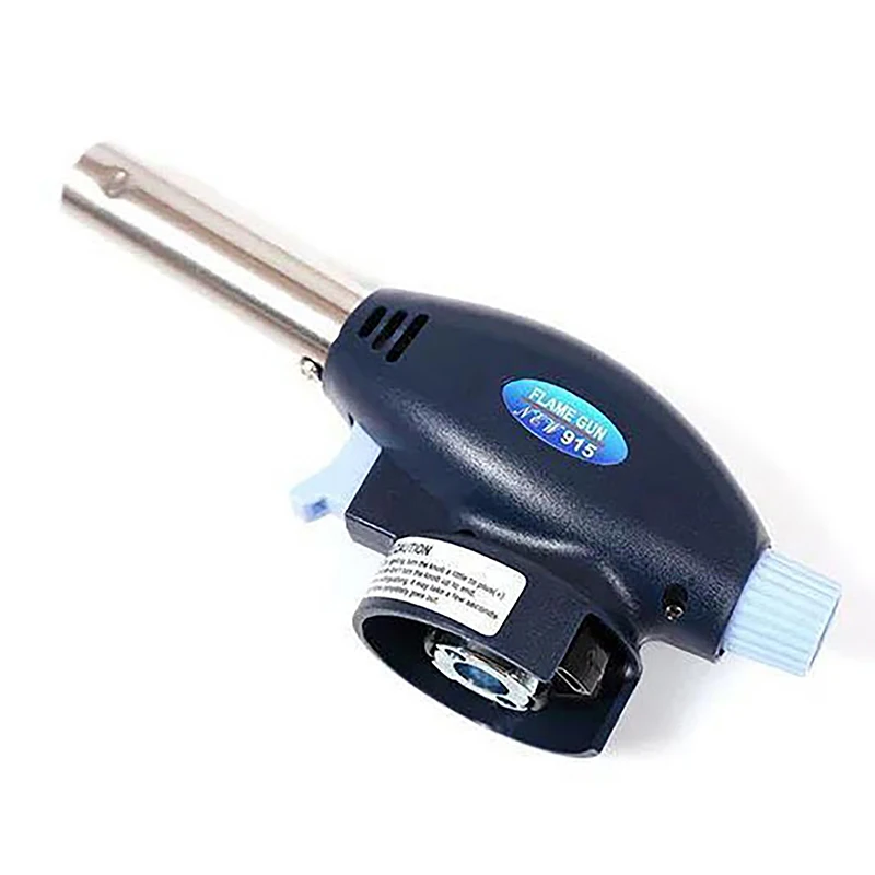Imagem -04 - Autoignition Gás Soldagem-queimador Tocha de Cozinha Pistola de Chama Sopro para Churrasco Camping Faça Você Mesmo Parte de Cozinha