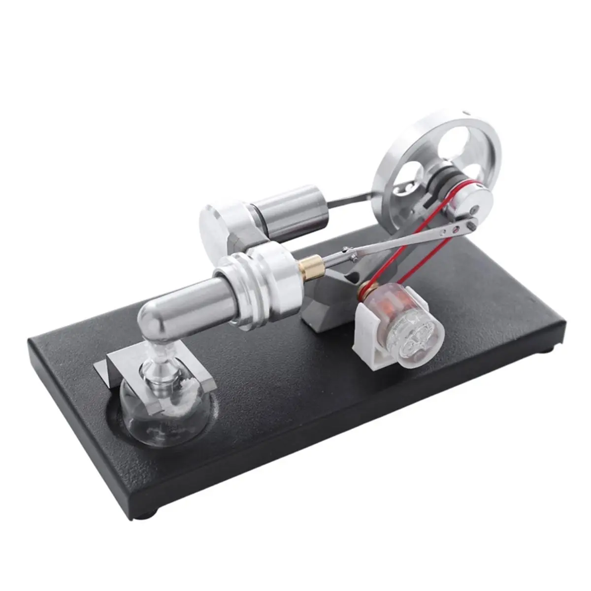 2026 New Stirling Engine Model Kit with LED Lights DIY Assembly of Individual Parts- Educational Physics Science Toy for Kids
