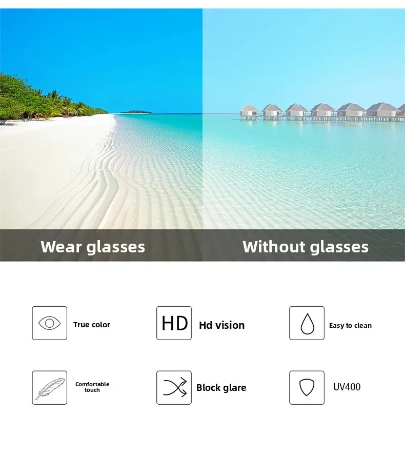 2026 Neue Doppelbrücken-Retro-Sonnenbrille Unisex Modisch und Vielseitig Froschaugen-Pilotenbrille mit Eckigem Rahmen UV400 – Detail 9