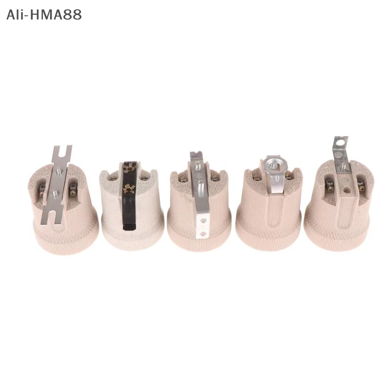 

1 Piece Fixing Bracket Large Screw Cap Lamp Base E27 Vintage Ceramic Lamp Fittings Socket Lamp Base Holder Accessory