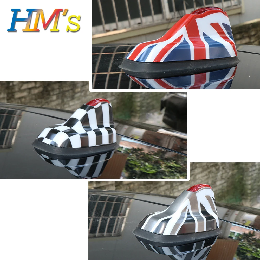 

Car Accessories Exterior Trim Antenna Base Decoration Cover Sticker For BMW MINI Cooper Clubman F54 F60 Countryman Car Styling
