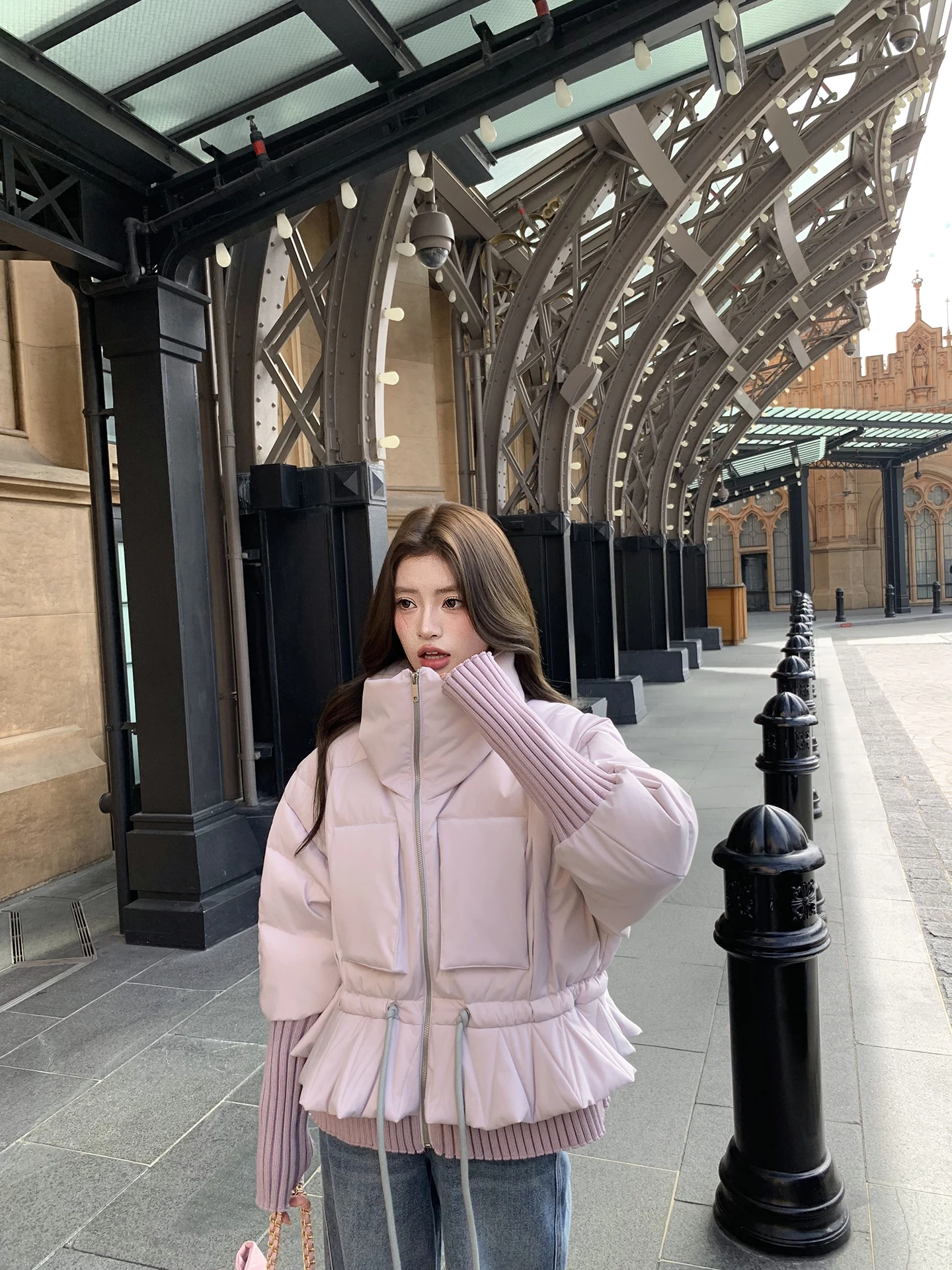 

Уникальная фиолетовая женская утепленная куртка Slim Fit: красивая, теплая, зимняя, повседневная верхняя одежда Aviva