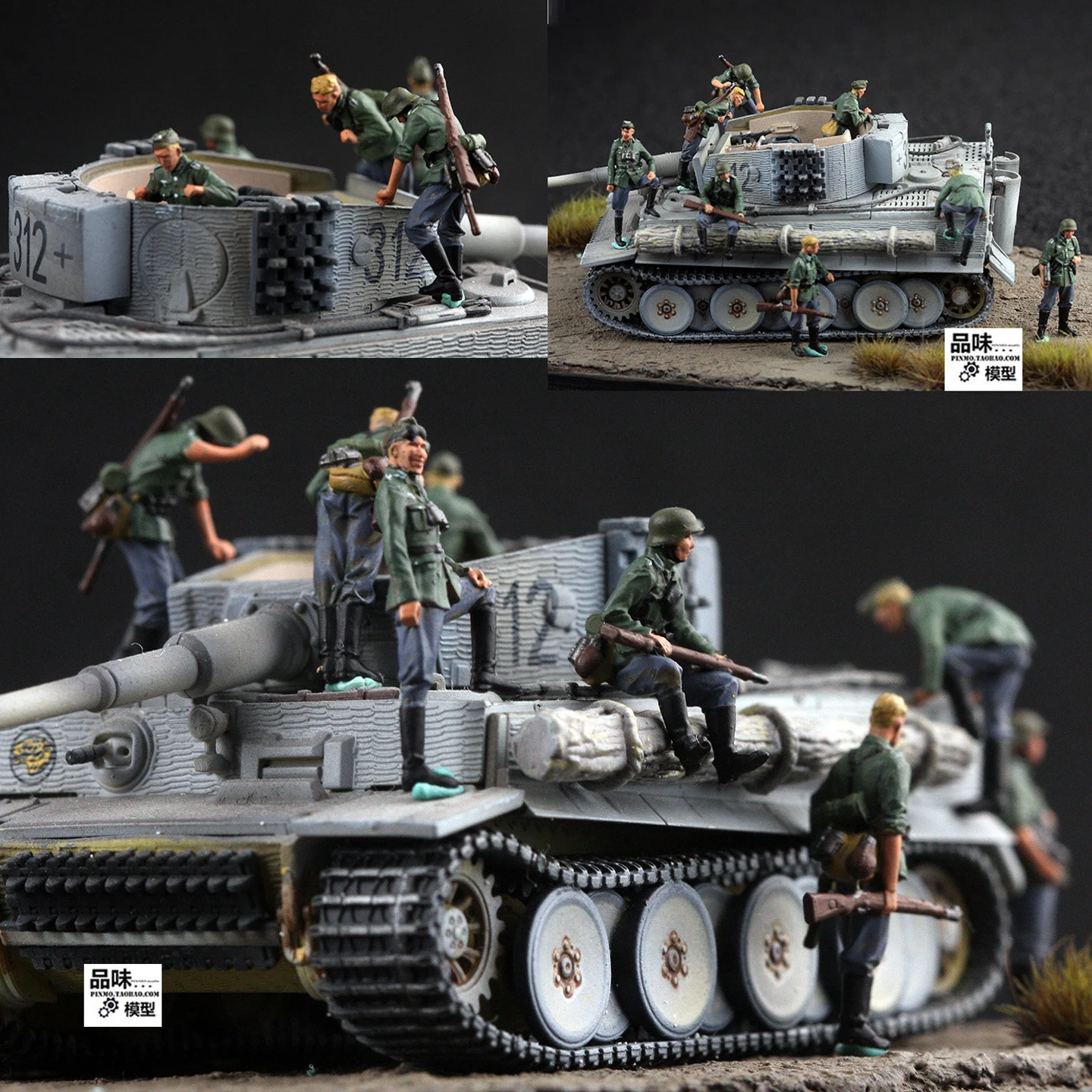 soldats-allemands-en-resine-a-l'echelle-1-72-groupe-de-8-personnages-accessoire-de-scene-modele-jouets-pour-adultes-cadeaux-classiques-souvenir-exposition-statique