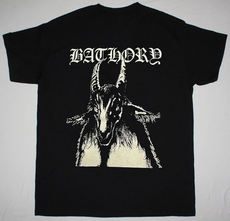 Rare Bathory 90s Band Music Cotton Black All Size T Shirt