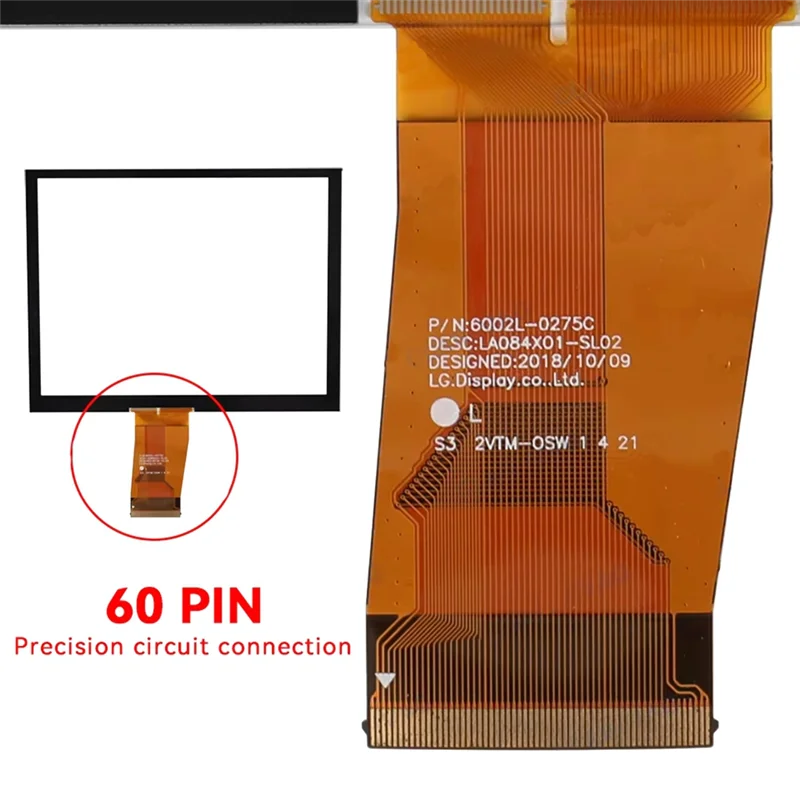 

Высококачественный 8,4-дюймовый ЖК-дисплей с сенсорным экраном и дигитайзером для Dodge Jeep Radios LA084X01 (SL) (01) (02) Challenger Charger Durango Naviga