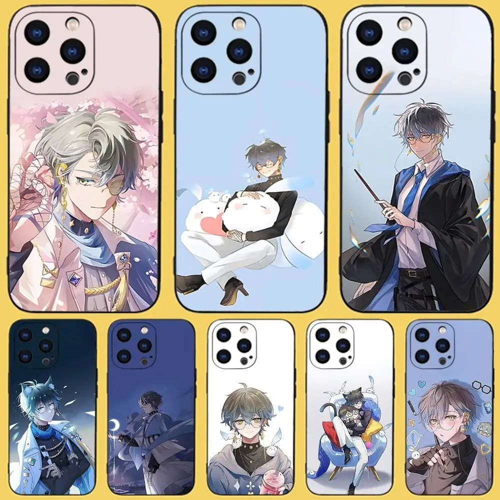 

I-Ike virtual Eveland Phone Case For iPhone 17,16,15,14,13,12,11,Pro,Max,Plus,X,XS,SE4,E,Mini,Soft Black Case