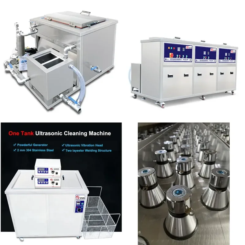 Ultrasonic Cleaning Machine with Filtration System for Powder Coating Removal Industrial Parts Washer Degreaser Tank