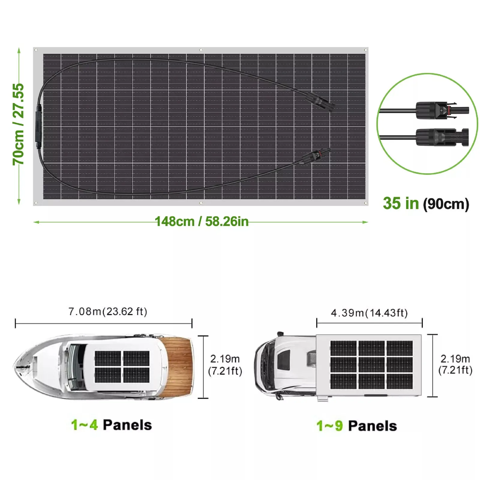 200W 150W 120W 100W 80W Flexible Solar Panel 12V 18V Solar Panels Photovoltaic Solar Cells Outdoor Camping RV Home Power Supply