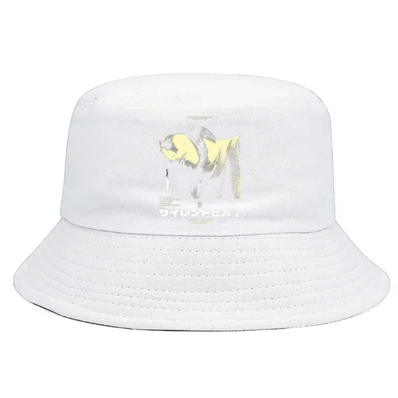 Silent Hill Can You Save Me Bucket Hat Summer Foldable Bucket Hat Man Women Fashion Unisex Outdoor Sunscreen Fishing Hunting Cap