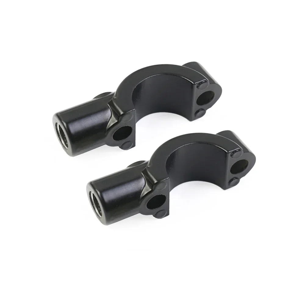 7/8" 22mm Universal Motorcycle Mirror Holder Brake Clutch Master Cylinder Clamp Bracket M10 Bolt Fixing Base Support