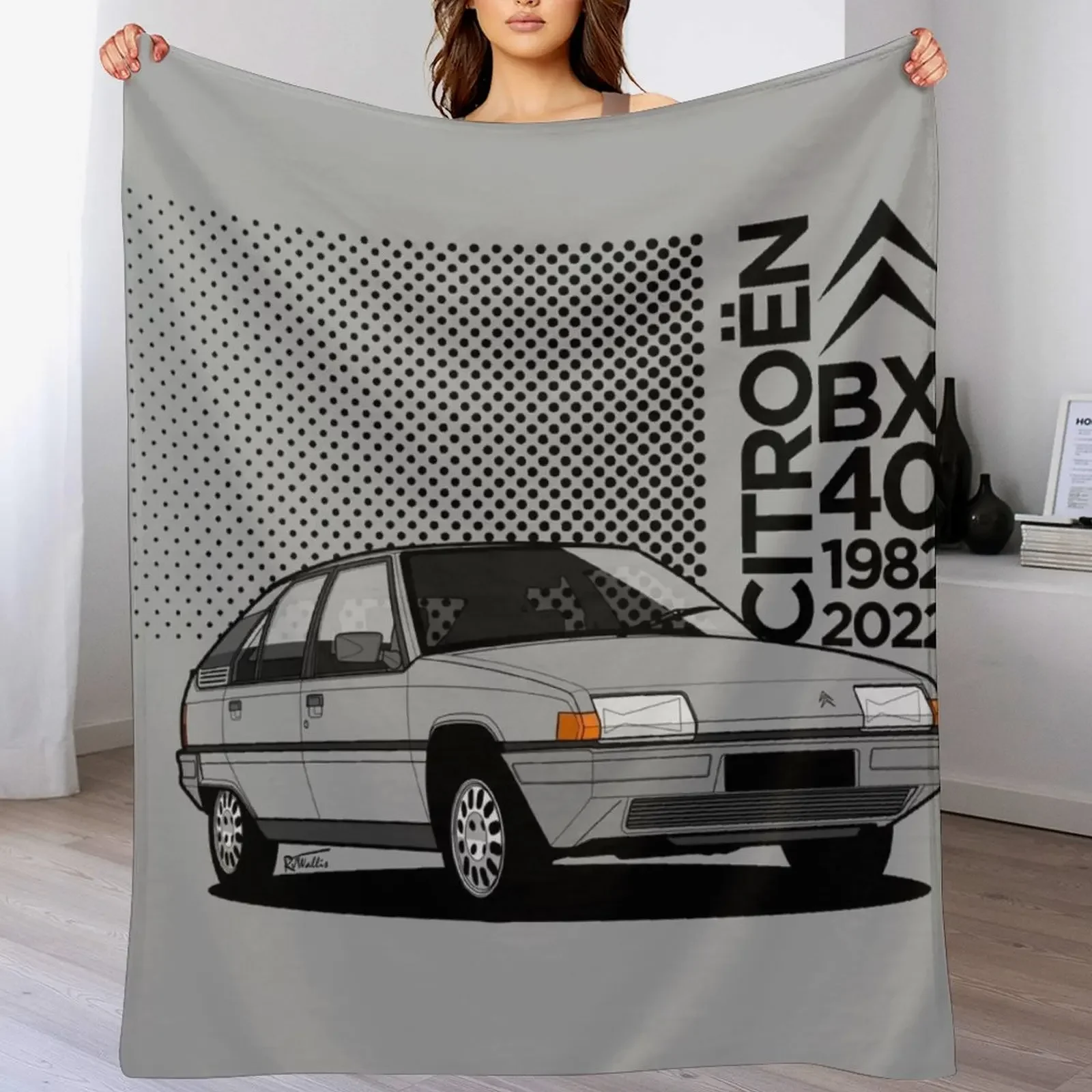 BX 40th Anniversary T-shirt Throw Blanket for babies Flannels Blankets