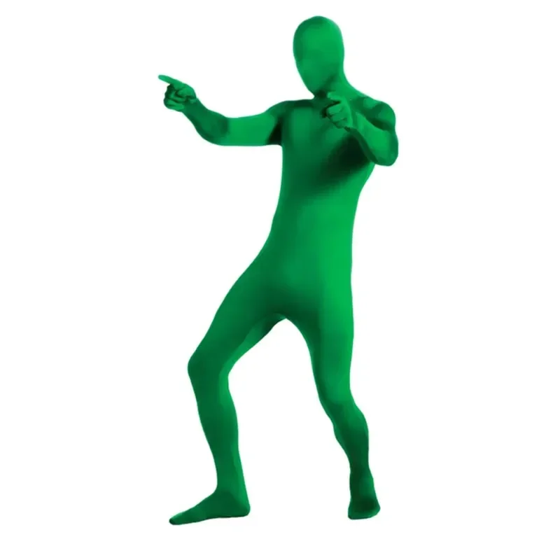 EE01 Costume intero Zentai per adulti per bambini per Halloween uomo seconda pelle abiti attillati spandex body costumi cosplay staIo0!