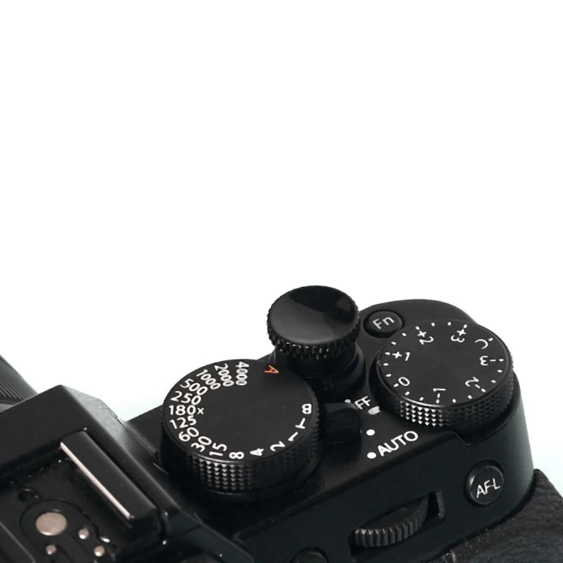 2Pcs Camera Shutter Release Button Metal For Fujifilm Xt30 Xt20 Xt10 Xt3 Xt2 Xpro2 X100F X100T - Black & Gold