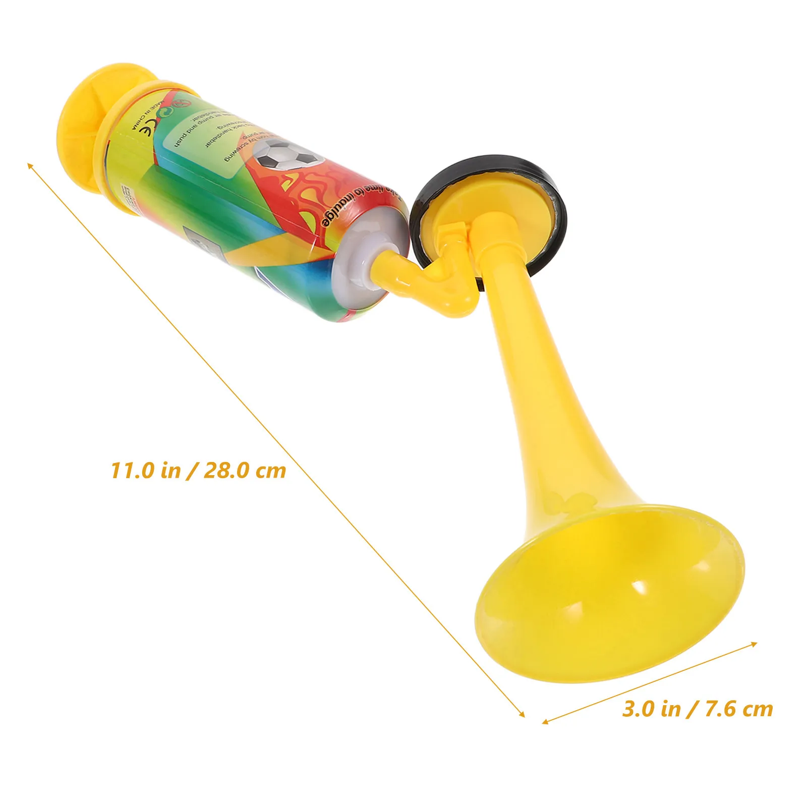 Cheer Air Horn Handheld Pump Bulk for Sports Games Plaything Horns Loud Cheering Noise Maker Trumpet