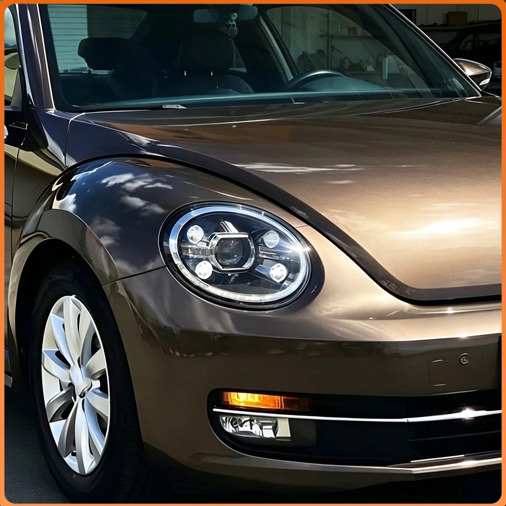

Высококачественные хрустальные фары для VW Beetle 2013-2020, комплект для самостоятельной установки, улучшенные передние фары, аксессуары для автомобиля.