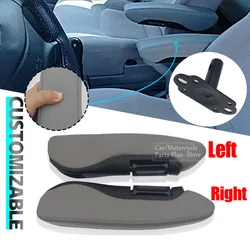 31cm Universal Car Seat Ajustable Armrest PU Leather Car Seat Armrest Cover Black/Gray/Beige Center Console Arm Rest Box Interio