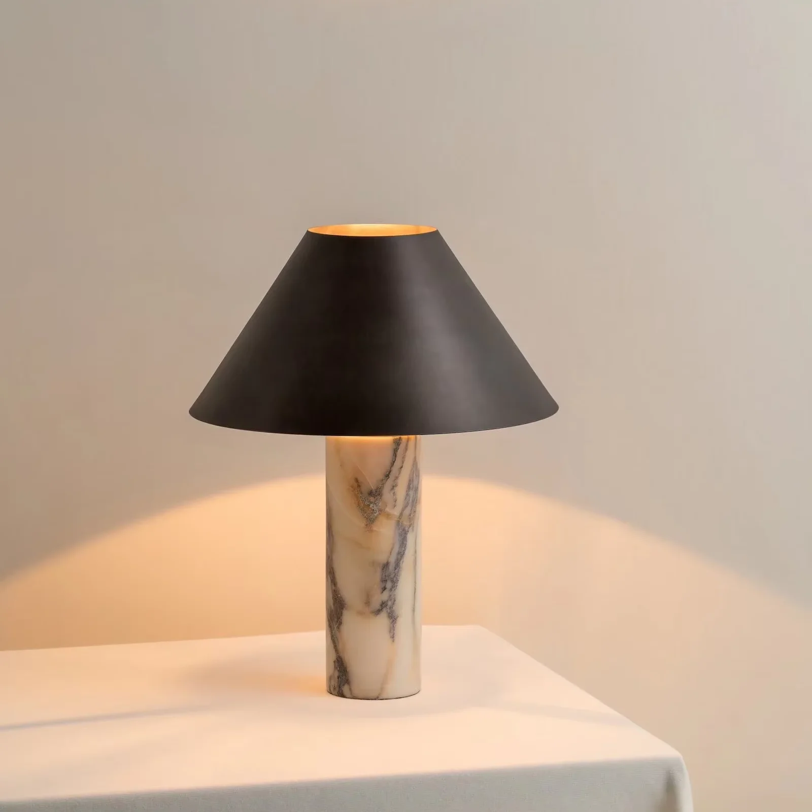 Marble Mushroom Table Lamp Modern Simple Creative Personality Living Room Study Bedroom Decorative Table Lamps