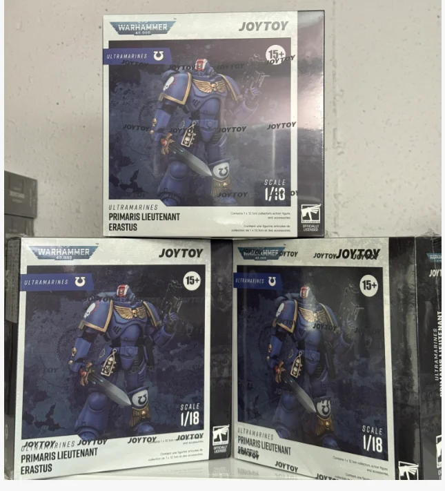 

【SF】JOYTOYS Warhammer 40K 1/18 Фигурка UltramarinesLieutenant Titus Модель игрушки Подарки Коллекция украшений