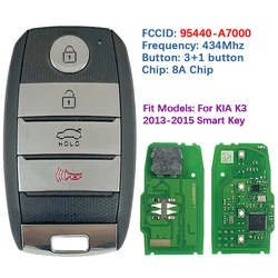 CN051245 Aftermarket 4 Button Smart Key Smart Keyless Remote 95440-A7000 8A Chip 433MHz PEK-FD00030 For Kia K3 2013-2015