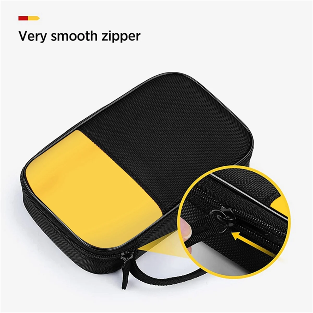 Soft Tool Carrying Case for 117/116/115/114/113 Digital Multimeters 62 Max and More, with Smooth Zipper