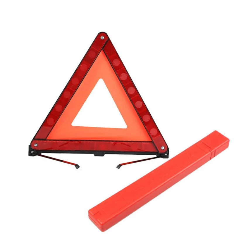 Car Tripod Warning Traffic Reflective Sign Emergency Parking Reminder Sign Tripod Vehicle Car Reflective Bracket Emergency Stop