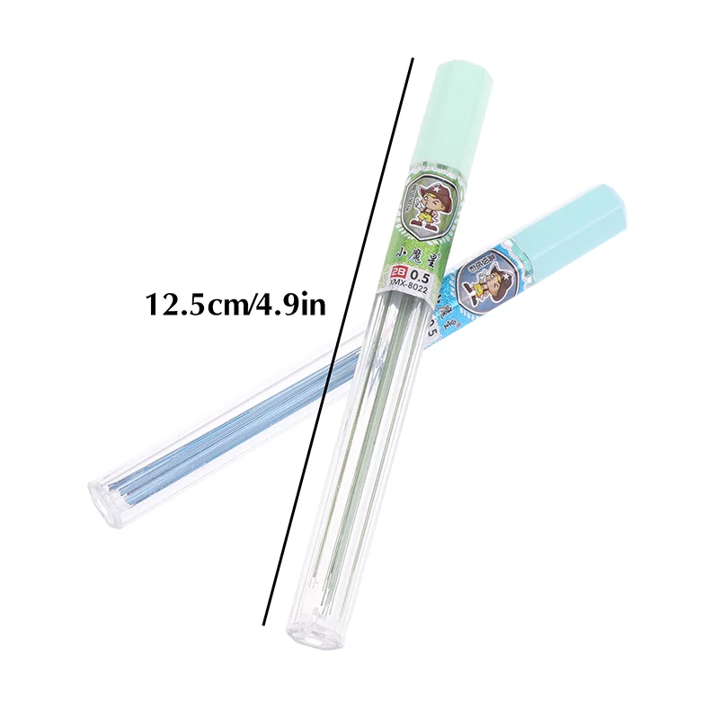 10 หลอด 0.5 มม.2B ดินสอเติมดินสอที่มีสีสันดินสออัตโนมัติเปลี่ยนดินสอ Core Sketch Drawing อุปกรณ์