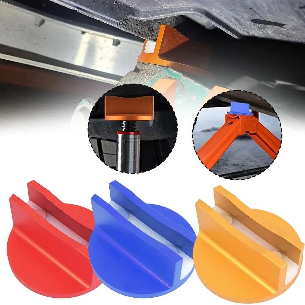 

Pinch Weld Jack Adapter Magnetic Aluminum Grooved Magnetic Jacking Puck Universal Magnetic Jack For Sub-Frame Vehicle Floor Jack