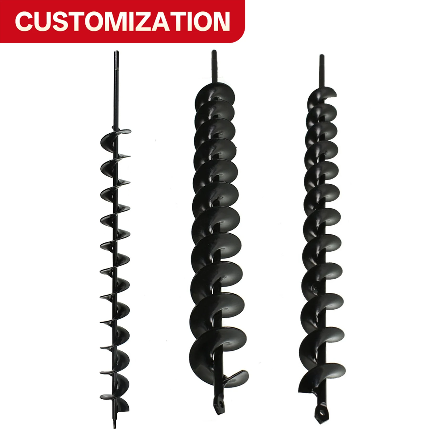OEM Garden Plant Flower Bulb Auger Non-Slip Hex Shank 2in Wide 24in Long Metal Earth Augers Drill Bit, Rapid Planter Bulb Compat