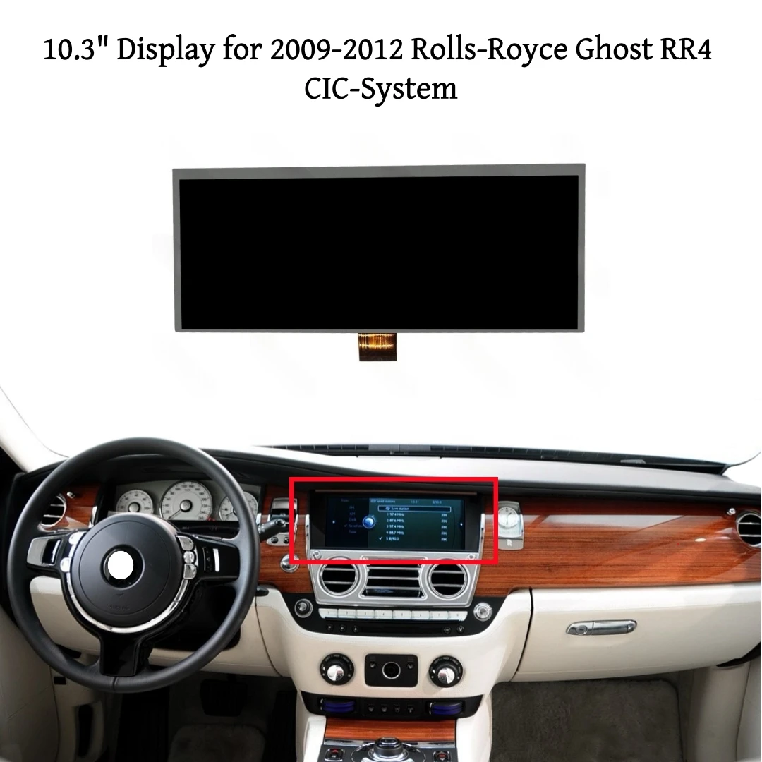 10.3 inch LCD Display for Rolls-Royce Ghost RR4 CIC-System Center Info Navi Screen