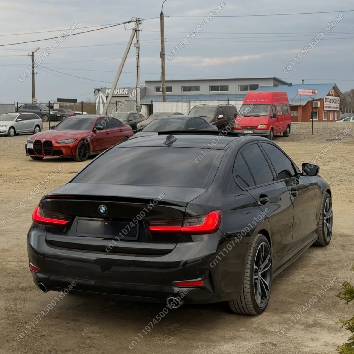 

Rear Roof Spoiler Splitter For BMW 3 Series G20 M3 G80 2019-2024 MP Style Car Top Tail Wing Modification Trunk Body Kit Tuning