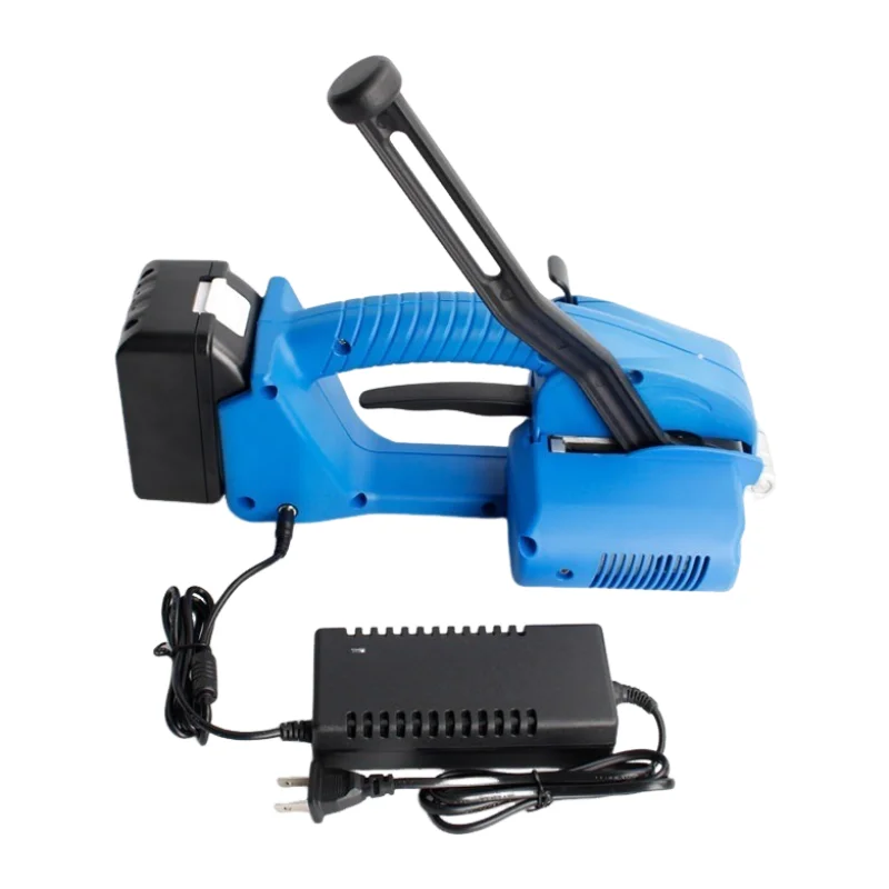 Máquina de flejado semiautomática de fusión en caliente KOTUMY JDH-16 110V/220V, soldadora manual sin hebilla para flejes de plástico PET y PP