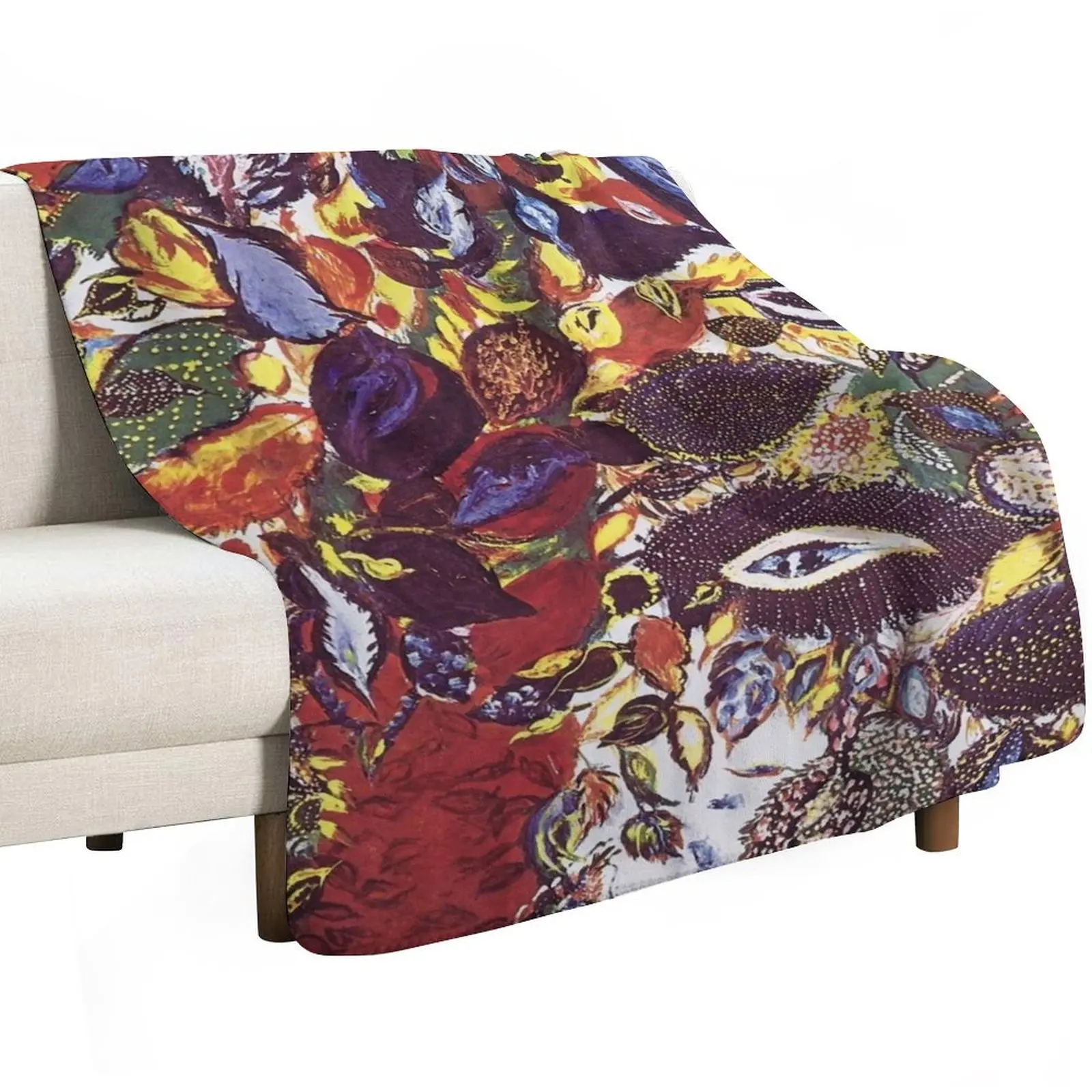 The tree in Paradise by Seraphine Louis Throw Blanket Soft Beds Sofa Bed Blankets For Bed for winter Thermal Blankets
