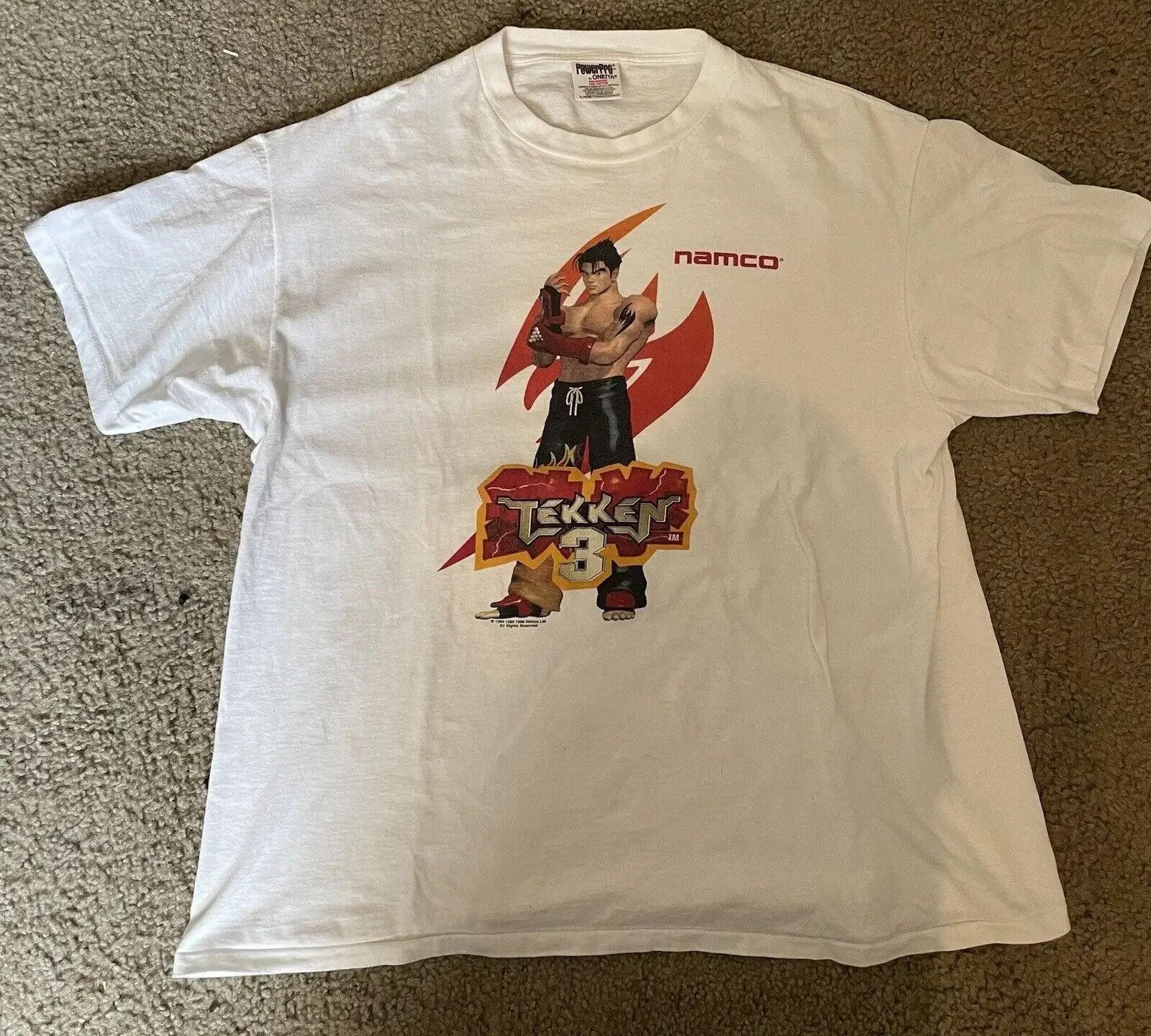 Vintage Tekken 3 1996 Shirt Size Xl
