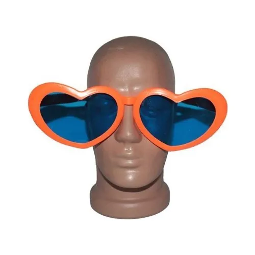 Fonnava Big Heart Party Sunglasses Orange