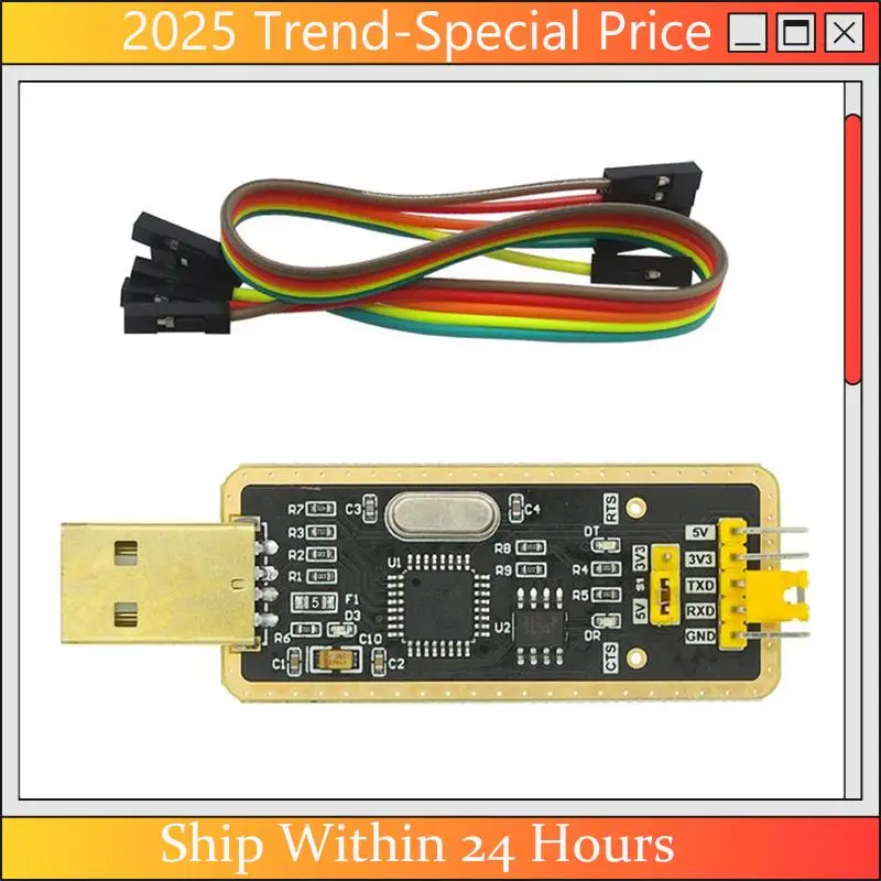 

CHYY Top FT232 FT232BL FT232RL USB 2.0 к TTL Кабель для загрузки к модулю адаптера последовательной платы 5 В 3,3 В Поддержка Win10 для Arduino