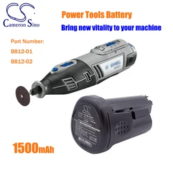 CS B812-01 1500mAh 10.8V do bezprzewodowego 8300 wielokrotnego narzędzia DREMEL 8220, bezprzewodowe 8200 Multi-Max do Berner BACP 10.8 BTI 10.8