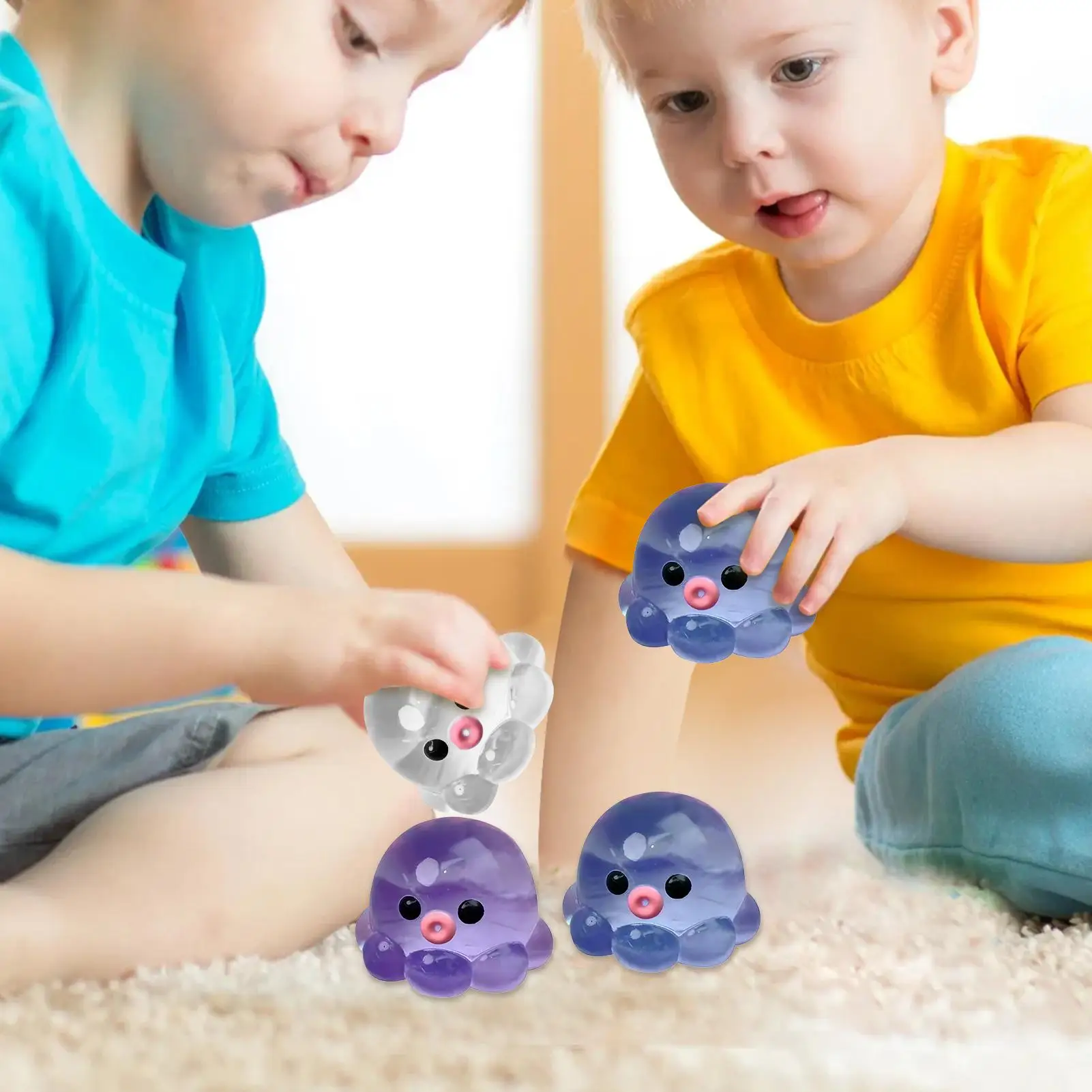 الأخطبوط تململ الكرة الأخطبوط اليد ألعاب متململة لطيف متعة لينة تهدئة الكرة للمنزل السفر الصحة العقلية الكبار الطلاب الجوائز