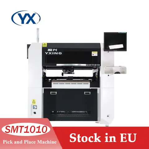 Stock in EU High Quality SMT Production Line PCB LED Manufacturing Equipment Automatic SMD Pick and Place Machine Chip Mounter