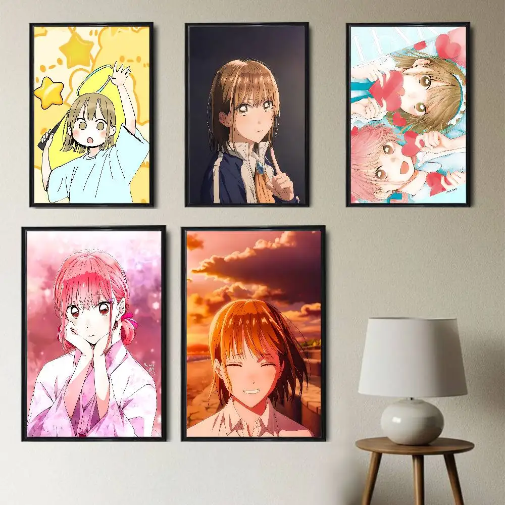Chinatsu Kano Hina Chono Ao No Hako Wandkunst Anime Leinwand Malerei Poster für Wohnzimmer Dekoration Bild Home Decor