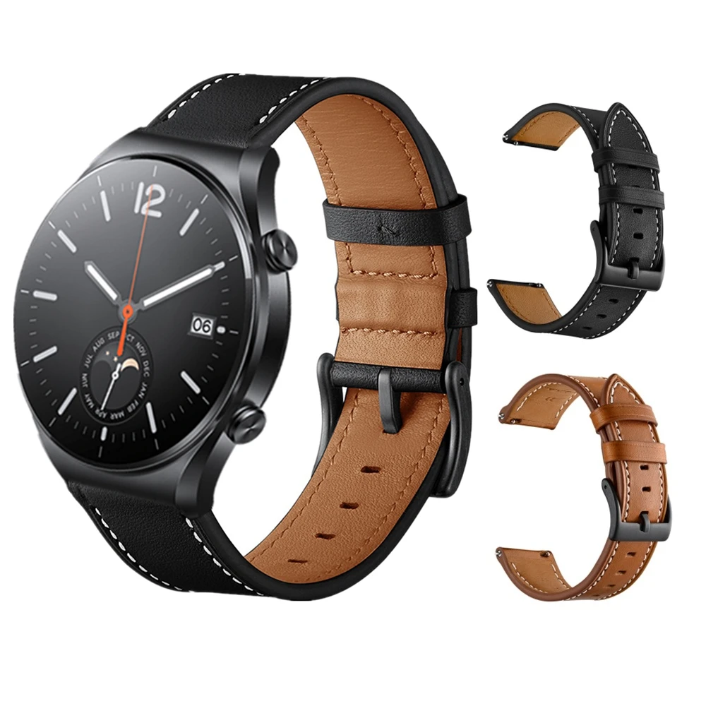 Кожаный ремешок для Garmin Vivomove Sport Venu 3 2 Plus, умный ремешок для часов Vivo WATCH 2, Xiaomi Watch S1 S3, сменный браслет Кожаный ремешок для Garmin Vivomove Sport Venu 3 2 Plus, умный ремешок для часов Vivo WATCH 2, Xiaomi Watch S1 S3, сменный браслет