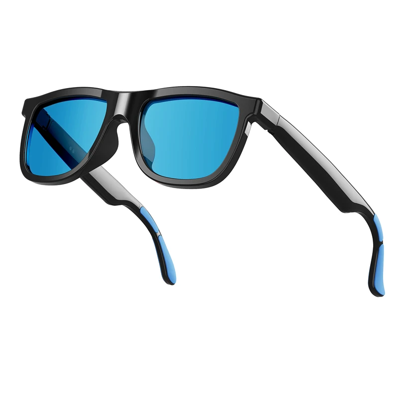 

2026 New Touch Color Changing Sliding Tuning Ai Language Wake-Up Q&A Translation Noise Reduction Bluetooth Call Smart Glasses