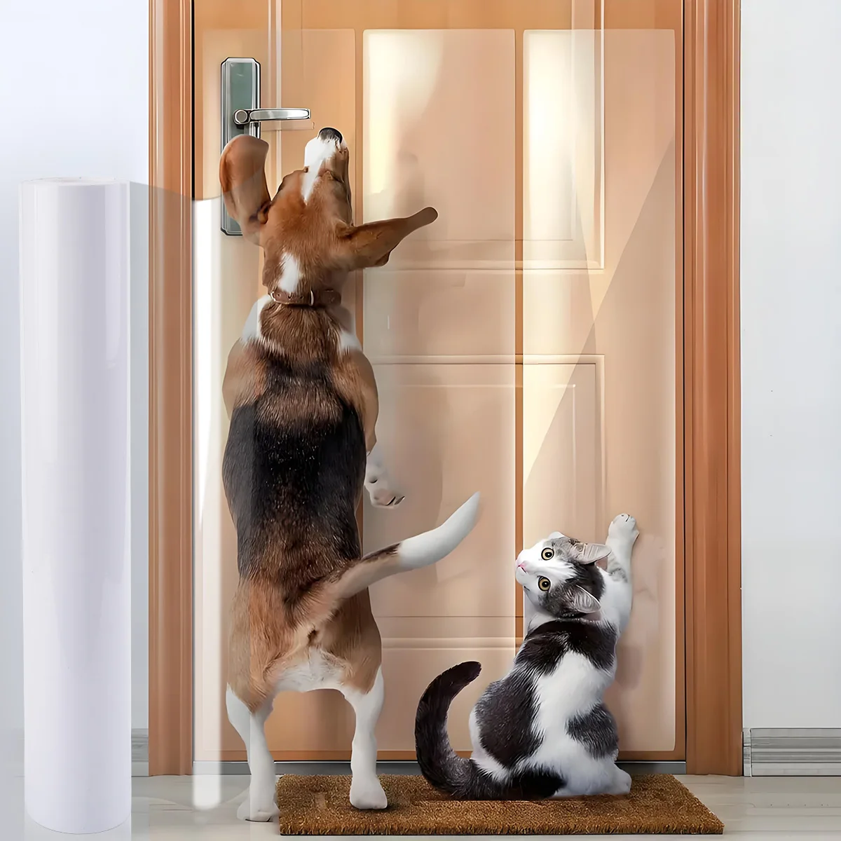 Transparentes, selbstklebendes Kratzabschreckungsband für Katzen, Möbelschutz für Sofa, Haustier-Trainingsaufkleber