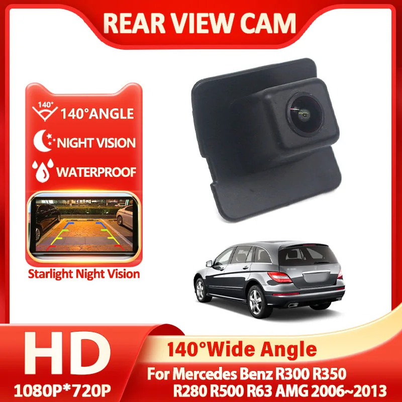 140 Degree CCD HD Car Rear View Reversing parking Camera For Mercedes Benz R300 R350 R280 R500 R63 AMG 2006~2013 Accessories